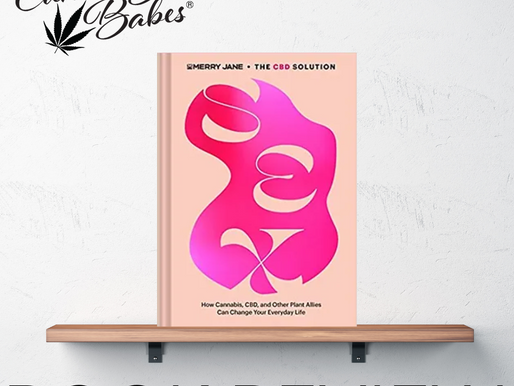 Cover of The CBD Solution: Sex by Ashley Manta and Merry Jane, featuring neon text and psychedelic artwork