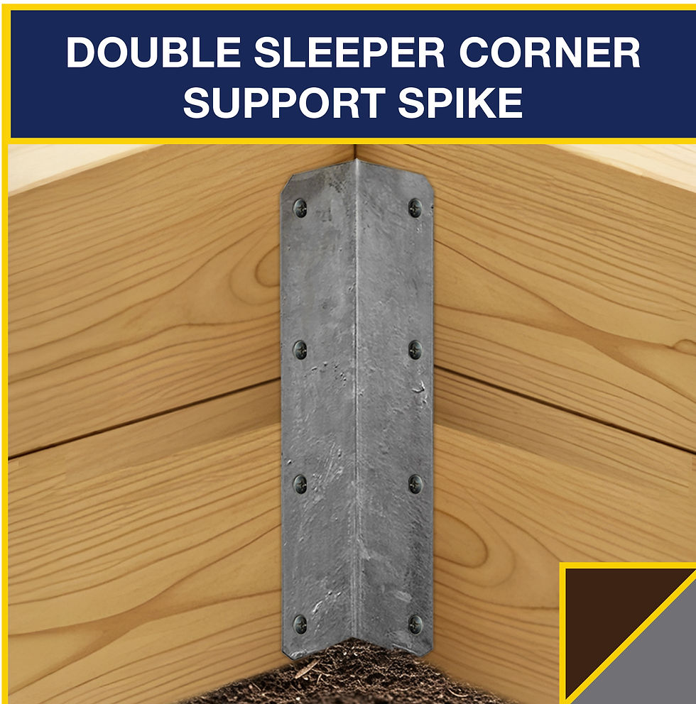 Sleeper Double Corner Support Spike 750mm