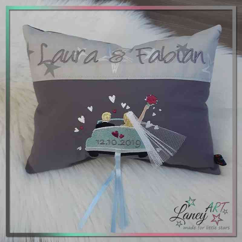 Erinnerungskissen "Hochzeit"