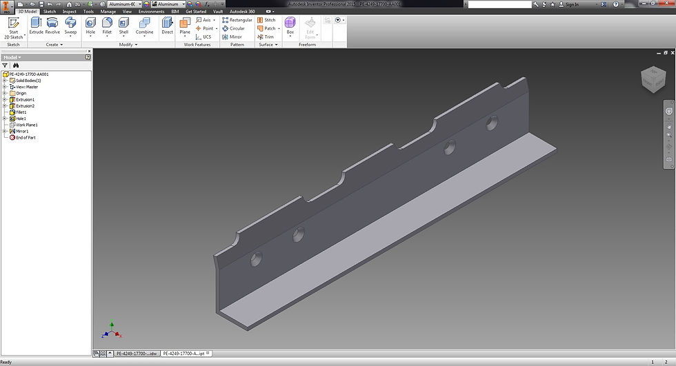 Model of Reversible Part