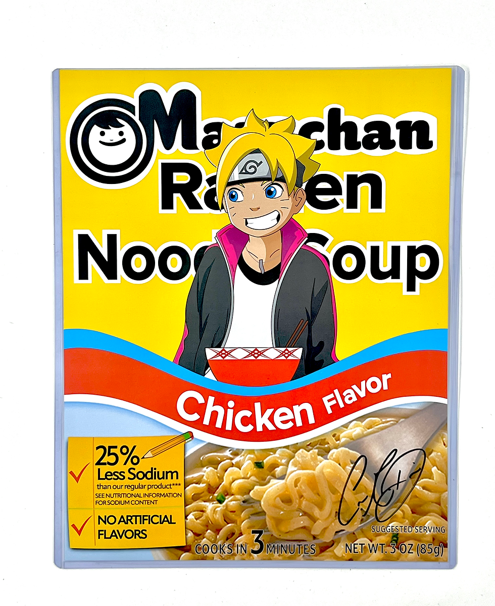 Thumbnail: Maruchan Ramen Boruto Chicken Flavor 25% Less Sodium