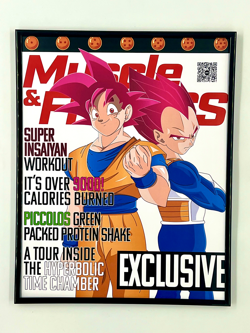 Thumbnail: Muscle & Fitness Magazine Exclusive Dragon Ball Z Cover Issue #1 (God Mode)