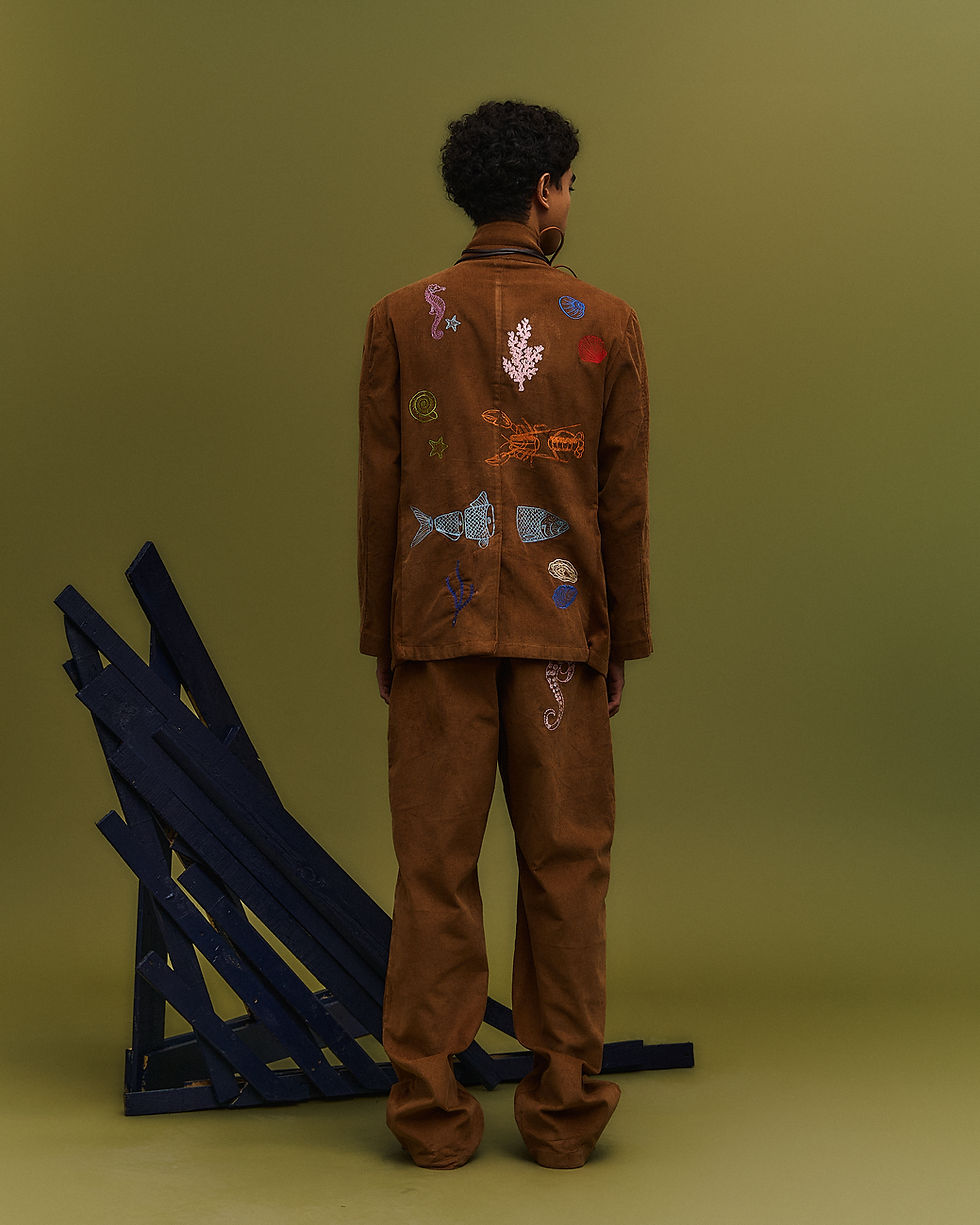 Thumbnail: Brown Corduroy Jacket