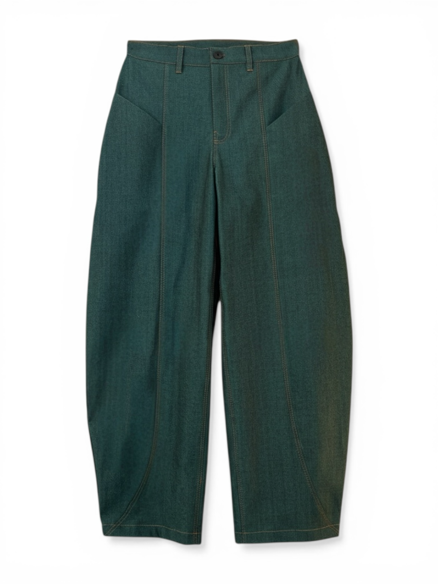 Green Barrel Pants