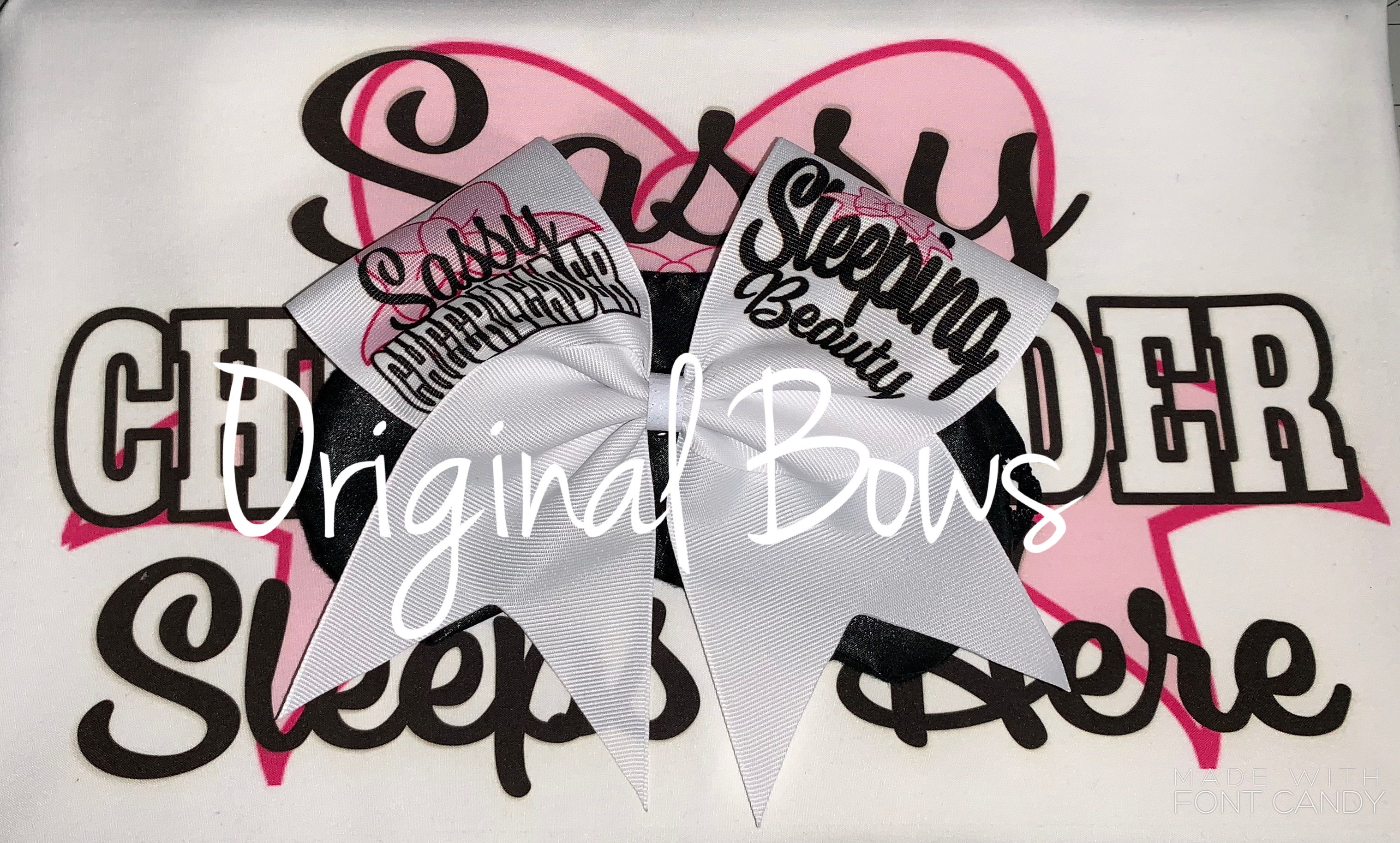 Sassy Cheerleader Sleeping Beauty Sleep Mask