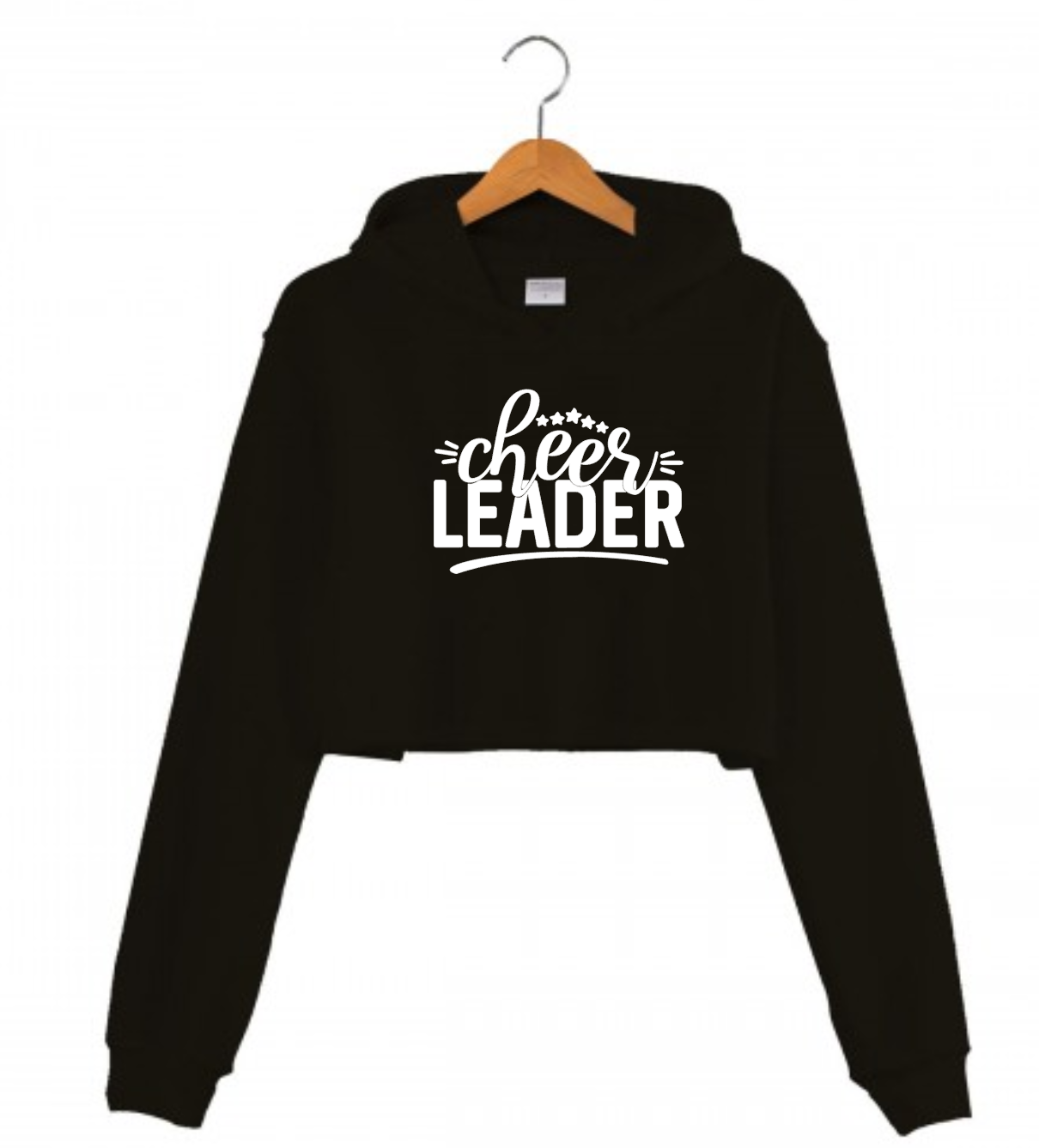Cheerleader Black Cropped hoodie