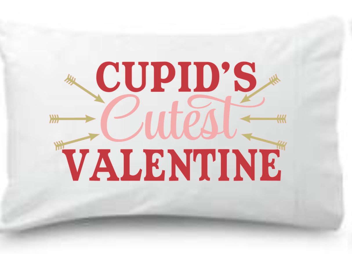 CUPID's Cutest VALENTINE Standard Pillowcase