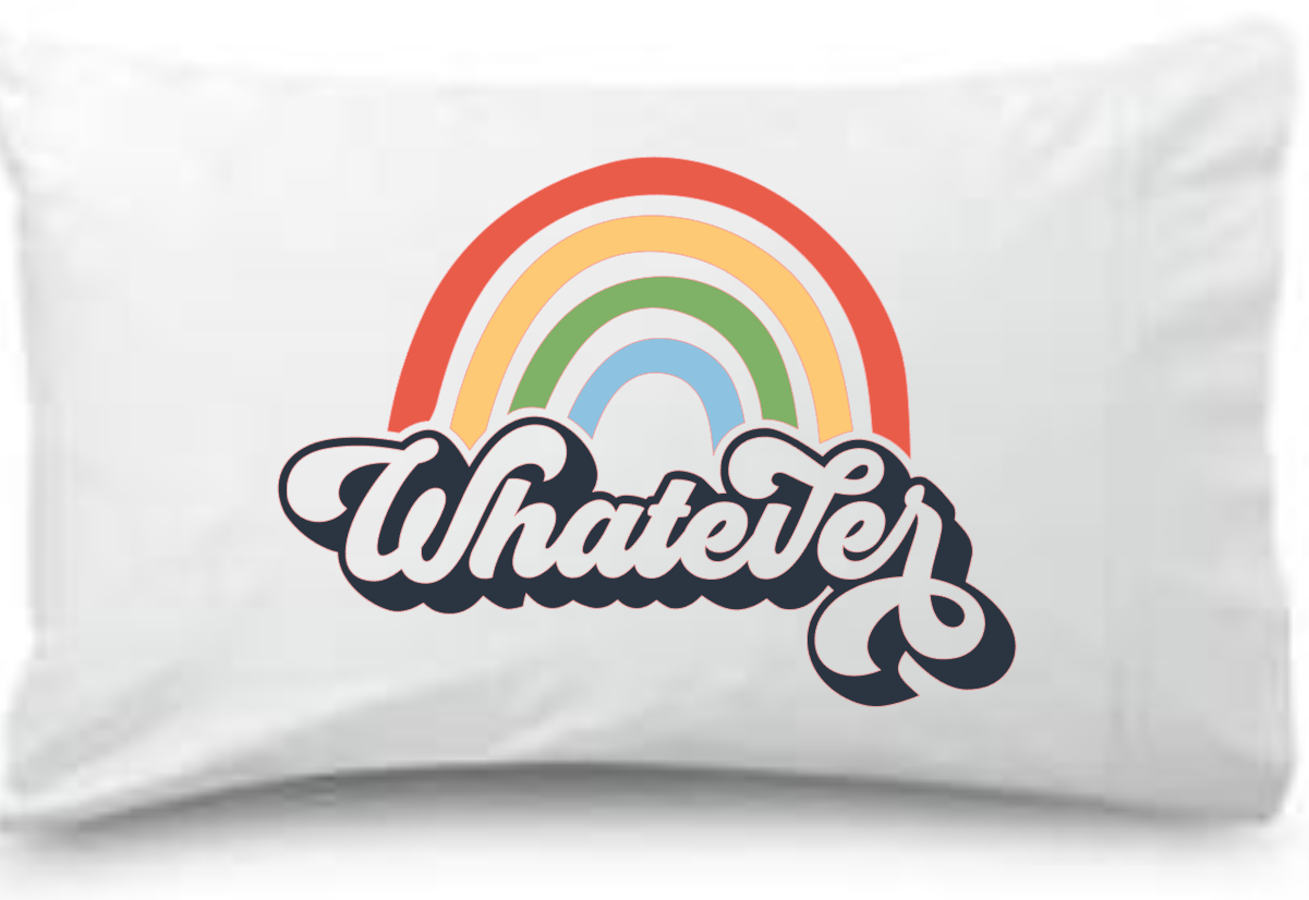 Whatever Rainbow Standard Pillowcase