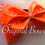 Thumbnail: Florescent Orange 4” crystal Bow
