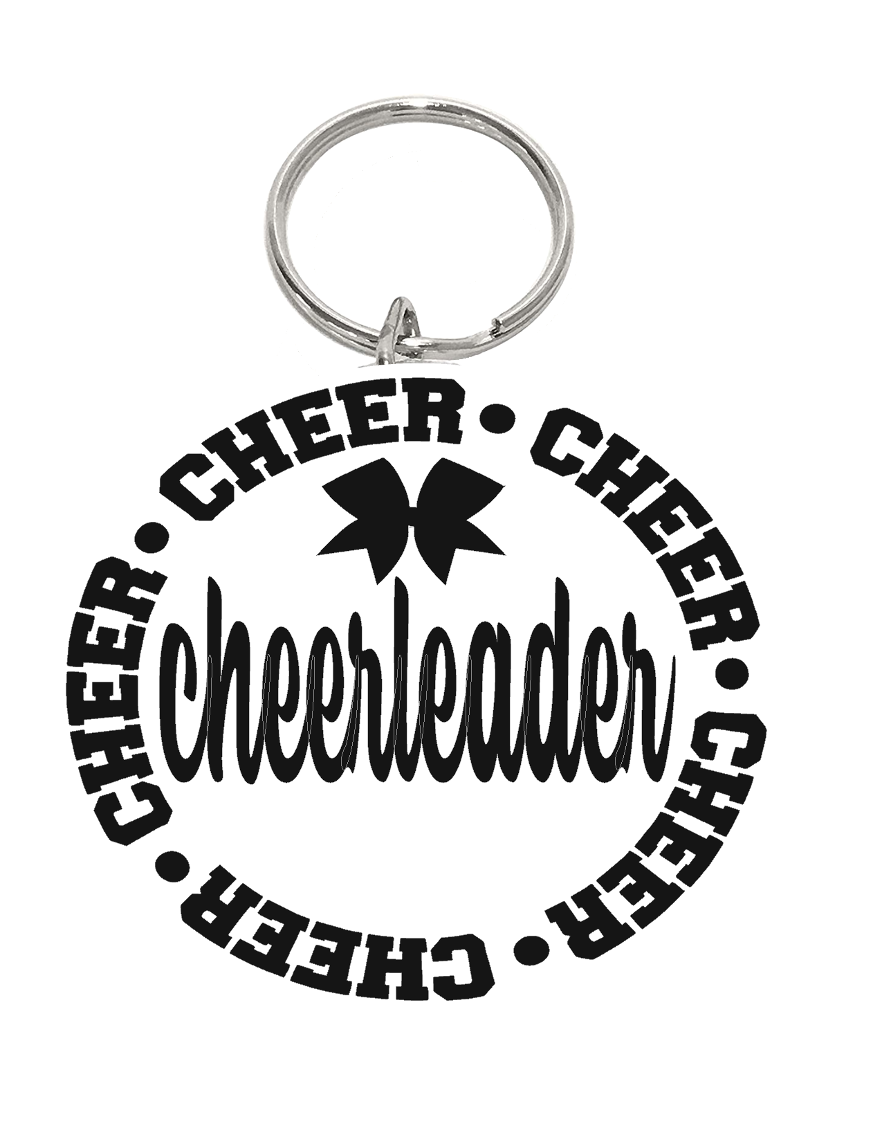 Cheerleader Backpack Luggage Bag Tags Keychain