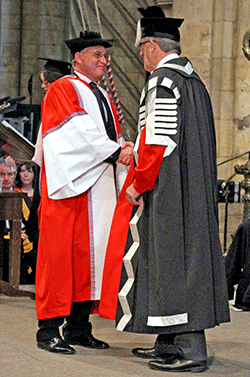 Dr Tony Newton receives Doctorate of Business Administration at Durham