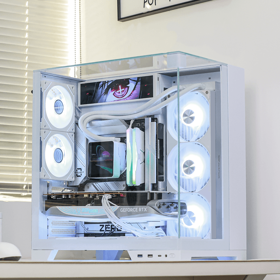 Thumbnail: DARKFLASH WAVE DV360S MAX AIO LIQUID COOLER (WHITE) w/ DIGITAL DISPLAY