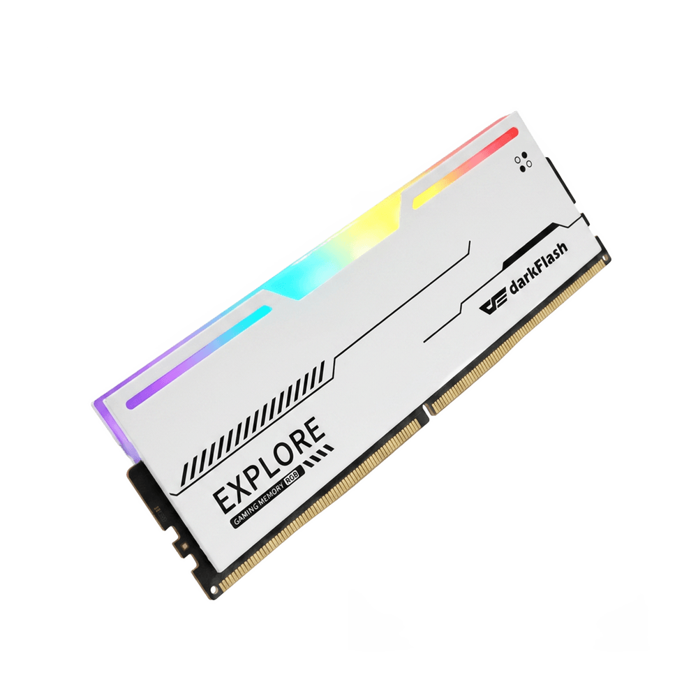 DARKFLASH Explore RGB WHITE 8gb 3200mhz (SINGLE) DDR4