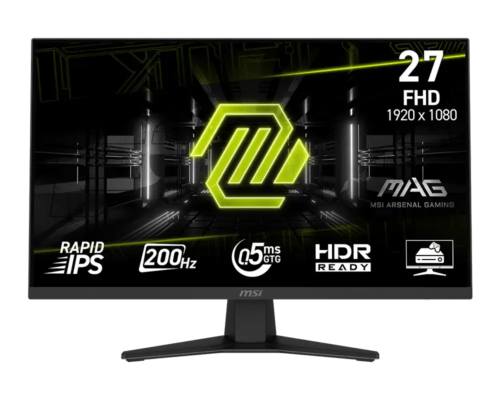 MSI 274F 27" 200hz 0.5ms Rapid IPS 1920 x 1080 AMD Freesync AI Vision