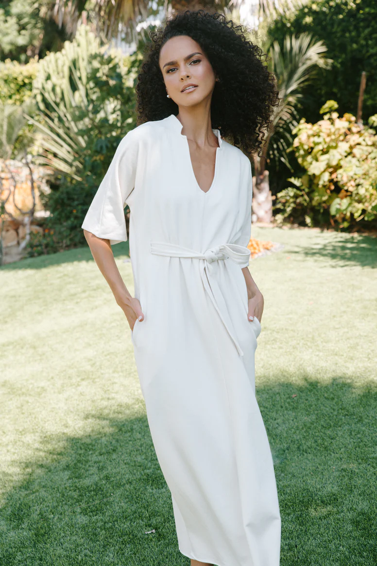 La Peony “Catie Caftan – Cream”