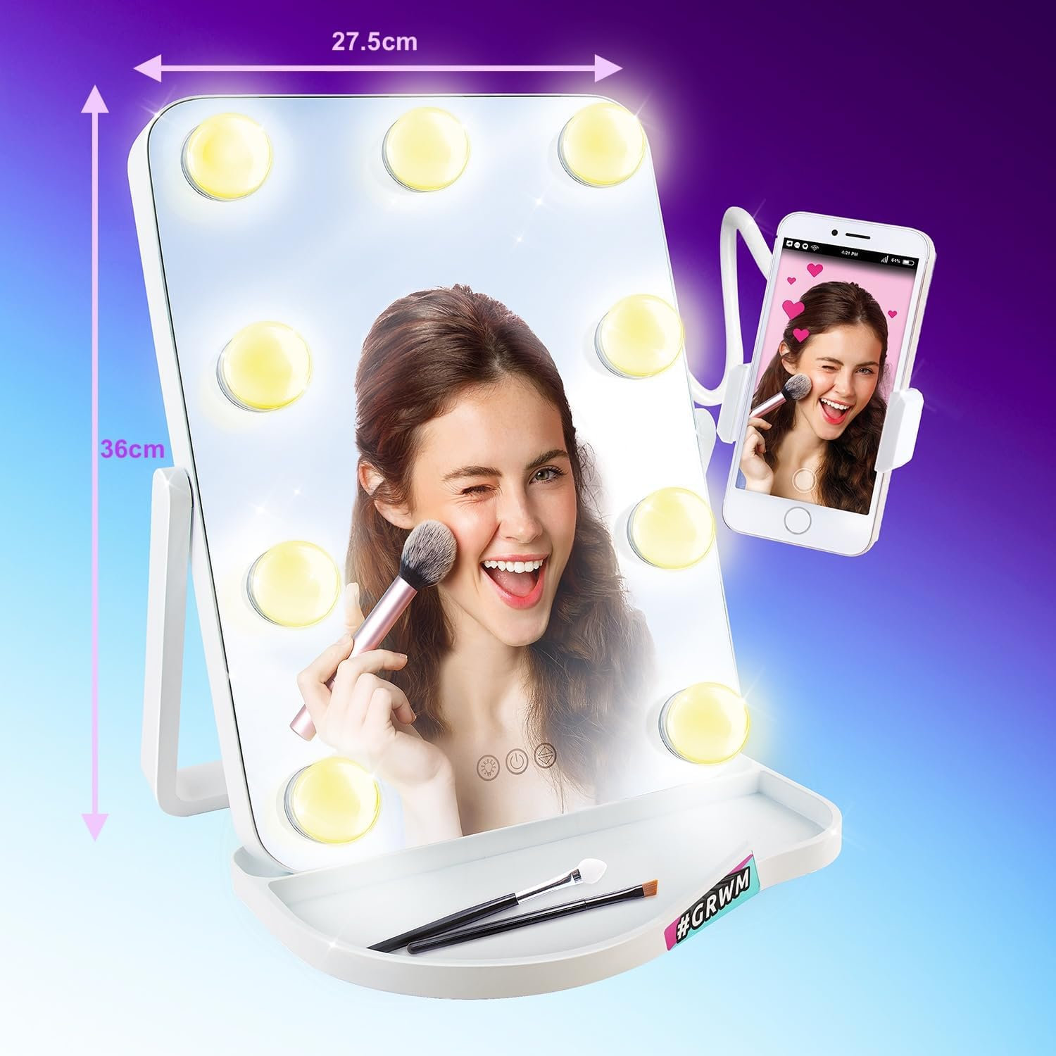 The Ultimate ‘Get Ready With Me’ Set for Aspiring Beauty Creators: The Hollywood Mirror.