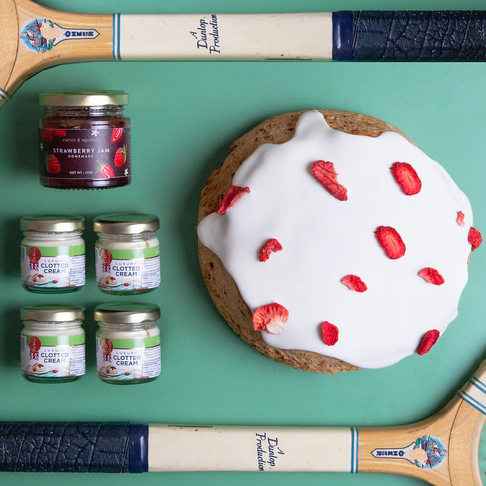 The Strawberry and Cream Giant Scone Gift Set