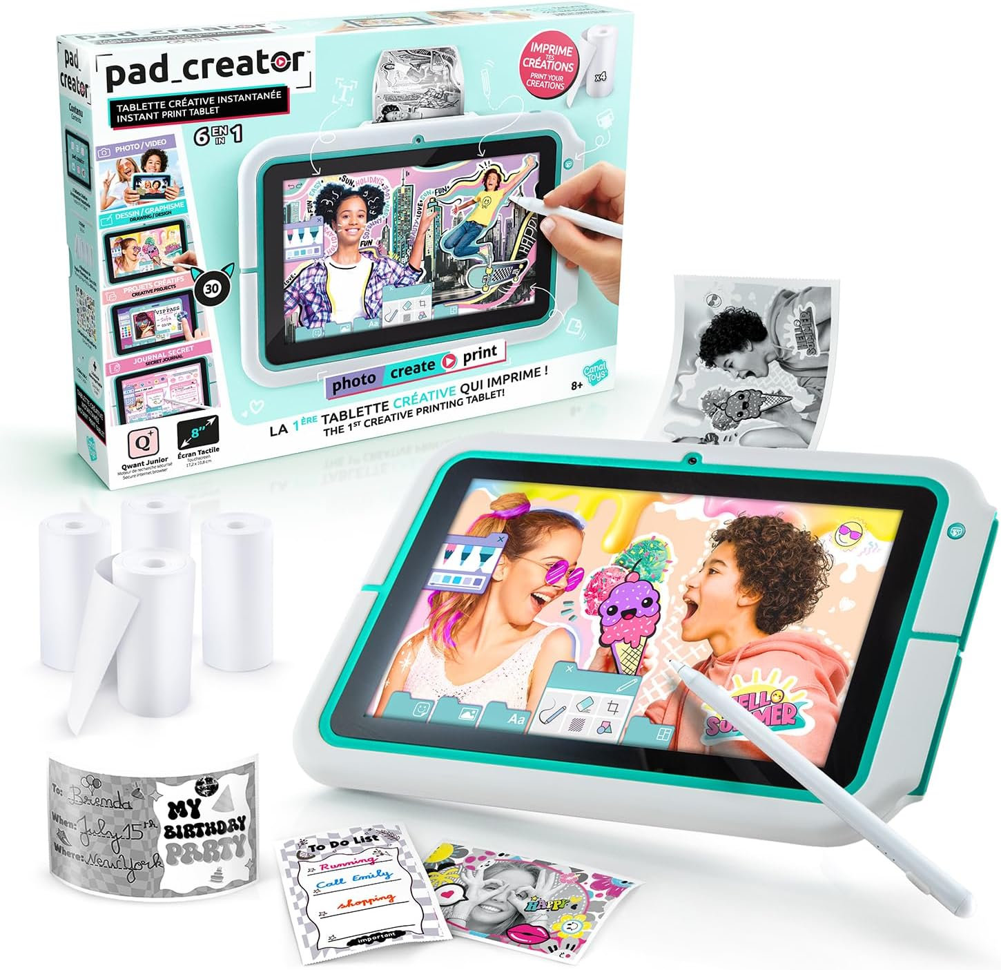 Canal Toys Launches The Pad Creator Interactive Tablet. The Creative, 6-in-1 Multimedia Studio for Kids.