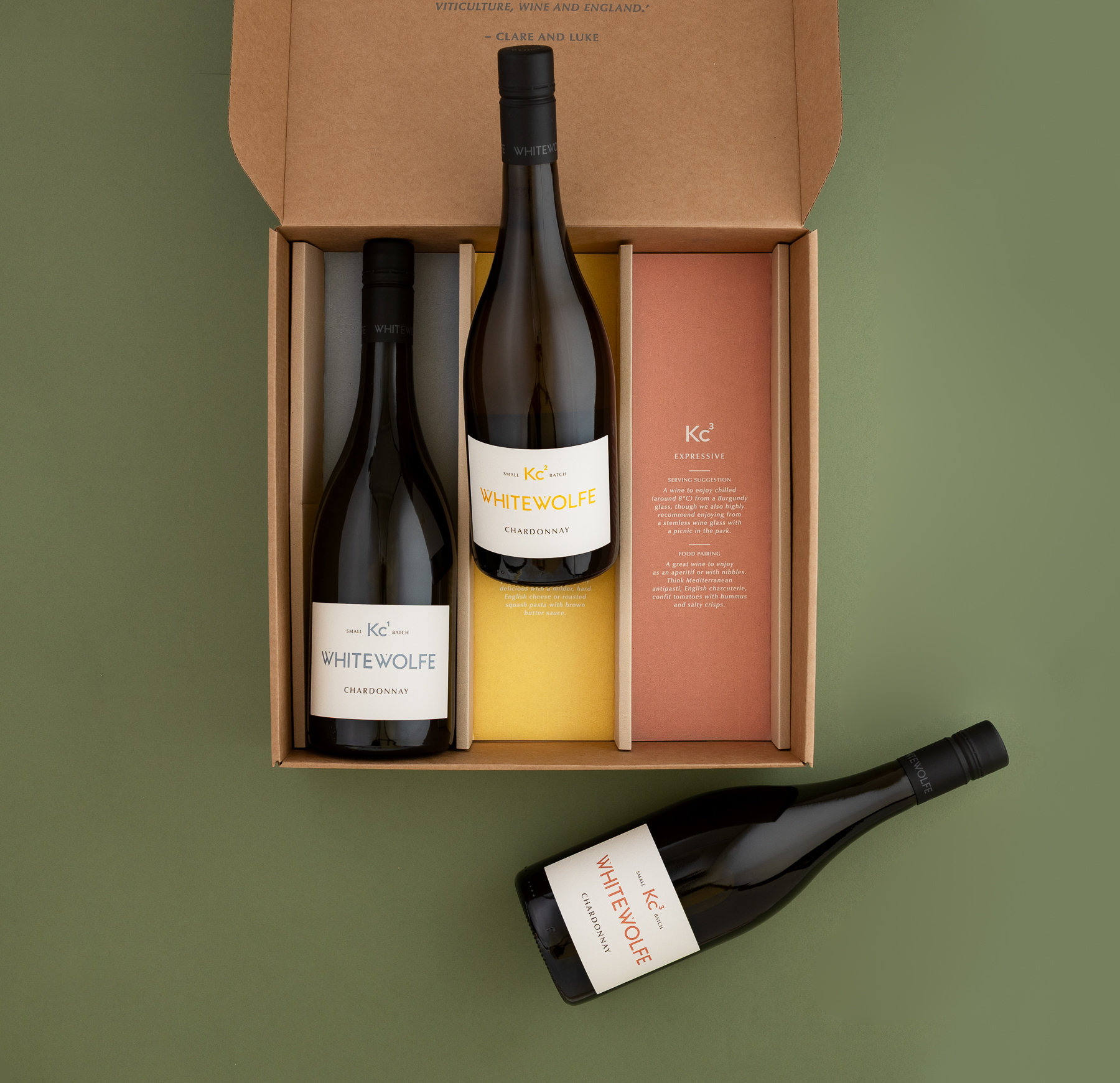 Whitewolfe Estates Brings English Sophistication to the Christmas Table with KC Chardonnay Box Set