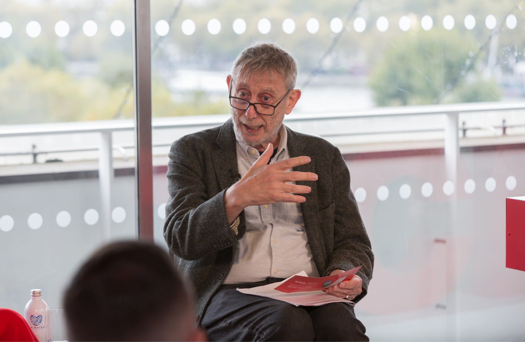 Acclaimed Author, Poet and TCL NXTPAPER Global Ambassador Michael Rosen Delights Audience at Southbank Centre