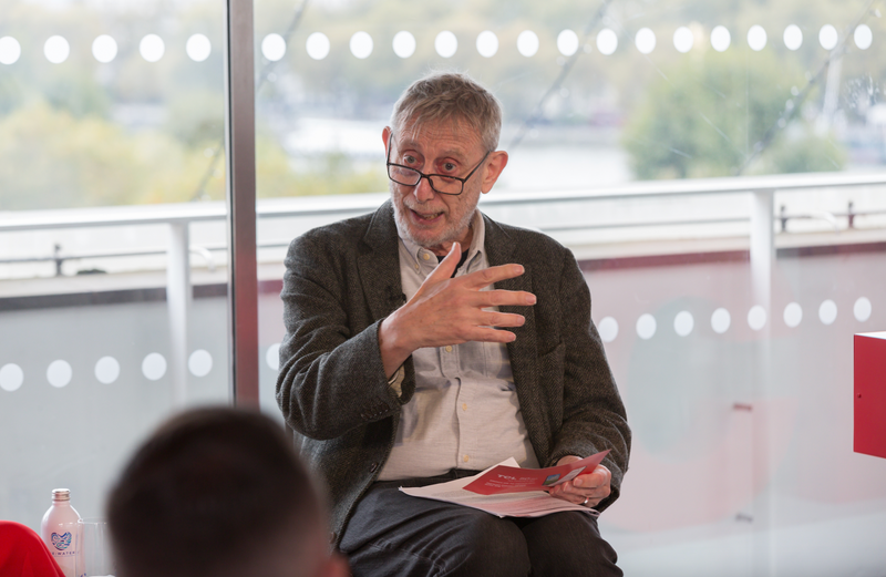 Acclaimed Author, Poet and TCL NXTPAPER Global Ambassador Michael Rosen Delights Audience at Southbank Centre