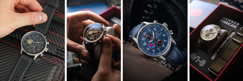 AVI-8 Introduces New Colourways to Hawker Hurricane Classic Chronograph Collection