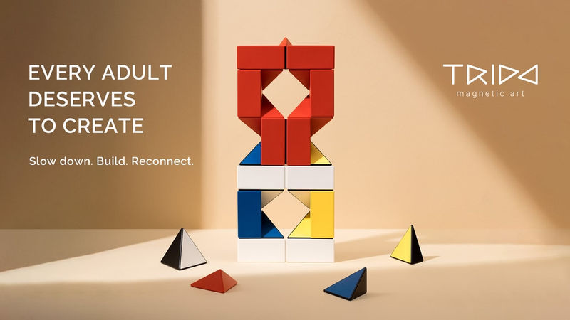 TRIDO Launches ‘The Style’ - A Mondrian-Inspired Magnetic Object Designed for Focus, Form and Creative Flow