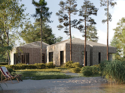 The House That Pulls You Out Of The City: On the Volga, five roofs, open space and a slower way of living take shape