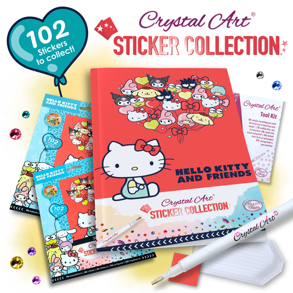 Craft Buddy Reveals New Best Friends: Hello Kitty and Sanrio Icons Join The Crystal Art Collection