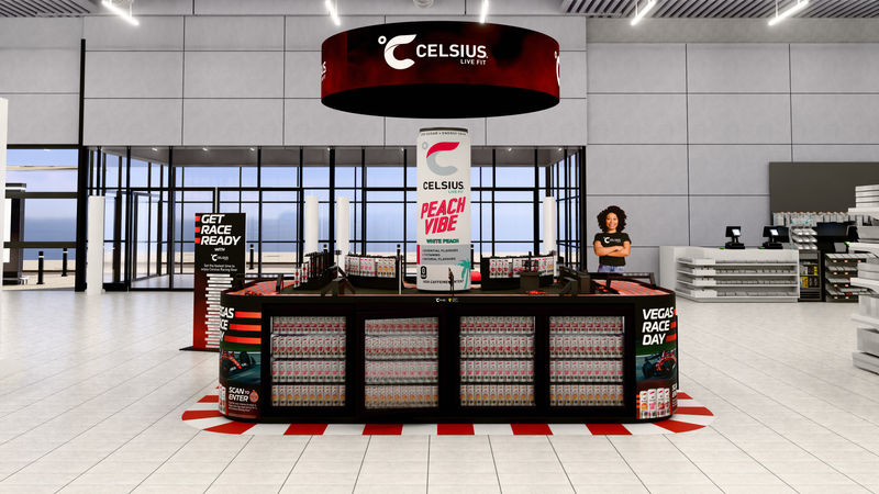 CELSIUS Brings the Thrill of the Track to the Supermarket Aisle