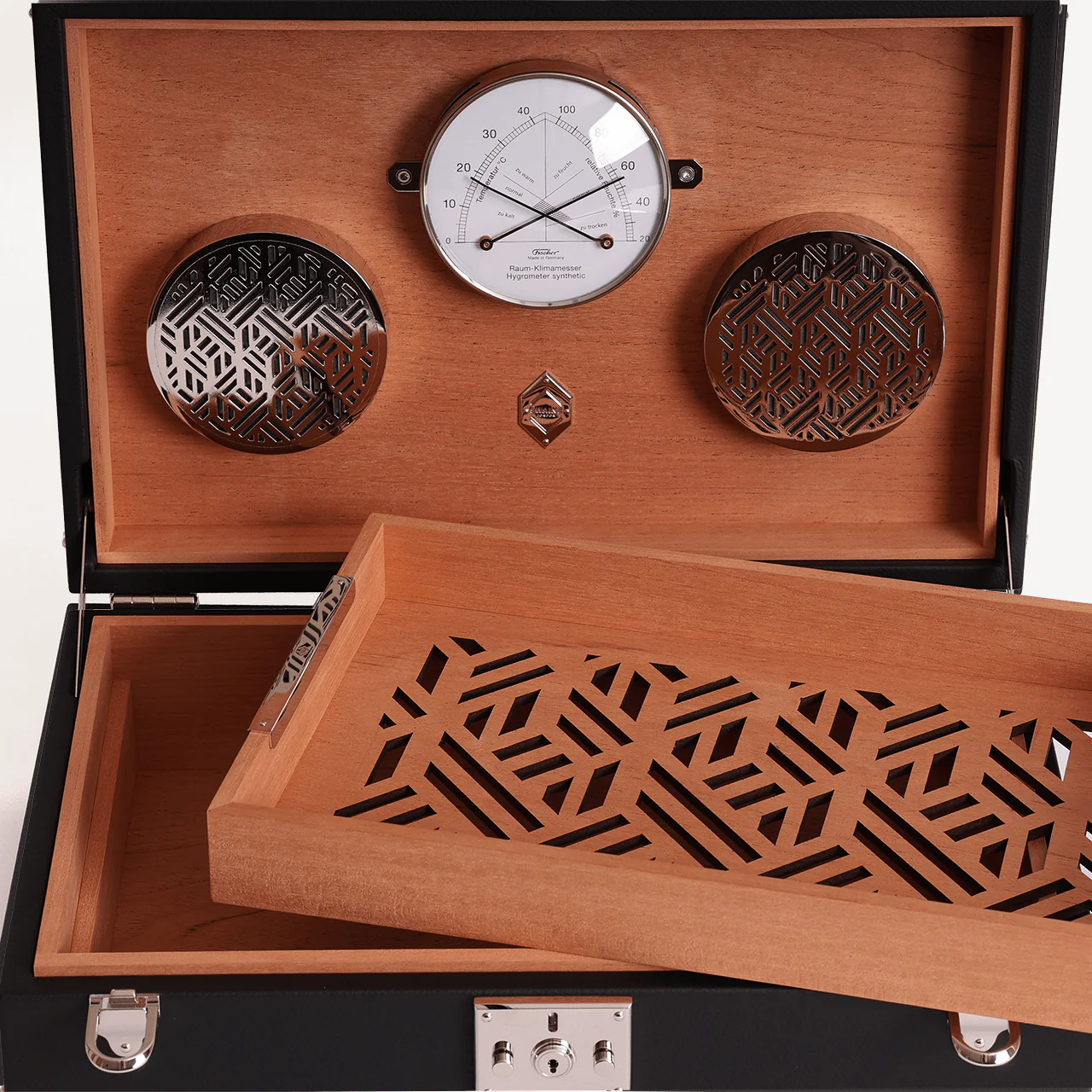 Swaine London Cigar Humidor 120 – Black