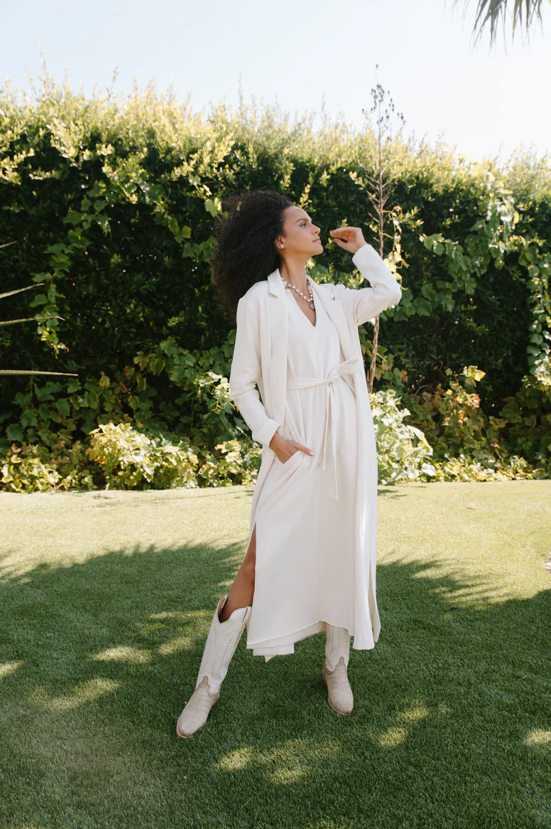 La Peony “Catie Caftan – Cream”