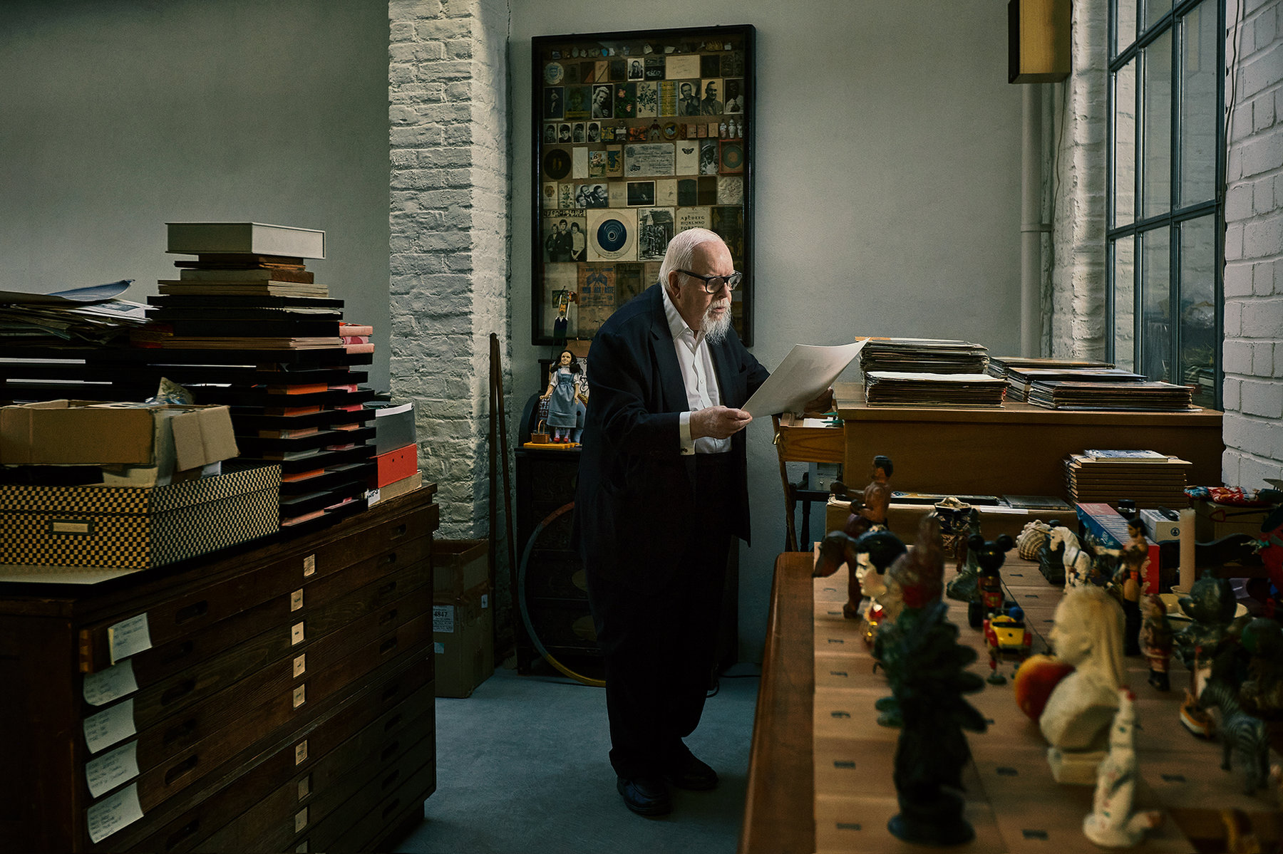 Peter Blake Comes Home And Brings the Studio With Him