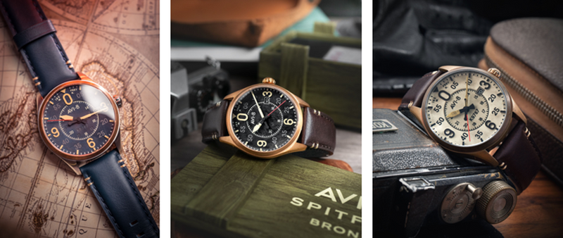 AVI-8 Introduces New Spitfire Smith Automatic Bronze Editions