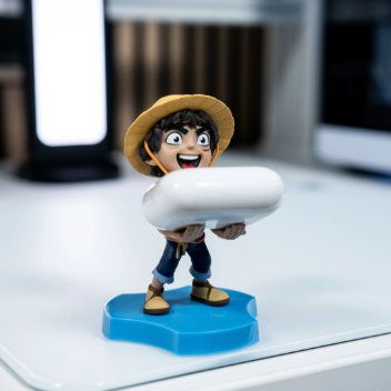 Luffy Phone Stand - One Piece, Mini Cable Guys