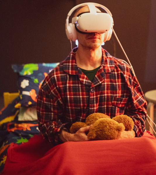 Within Touching Distance: A New Immersive Play Exploring Touch