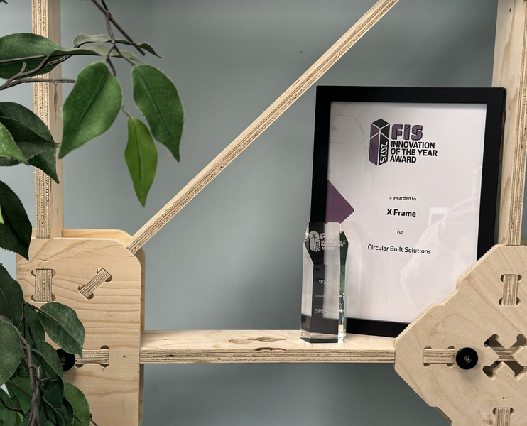 XFrame Win Sustainable Innovation of the Year Award at the Finishes and Interiors Sector Awards