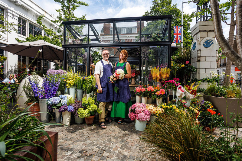 Bluebird Chelsea Blossoms with New Summer Greenhouse in Collaboration with June In March