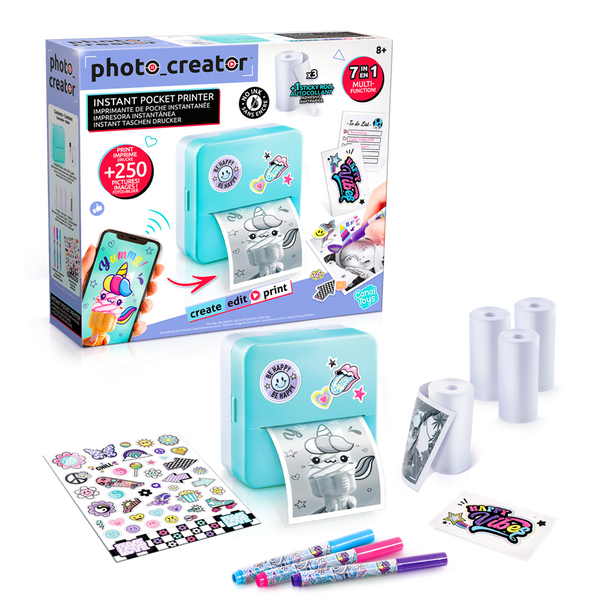 Canal Toys Unveils the Photo Creator Instant Pocket Printer: A Compact, No-Ink, Thermal Marvel!