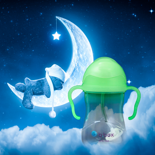 Say Goodbye to Bedtime Struggles with b.box's Glow in the Dark sippy cup and dummies