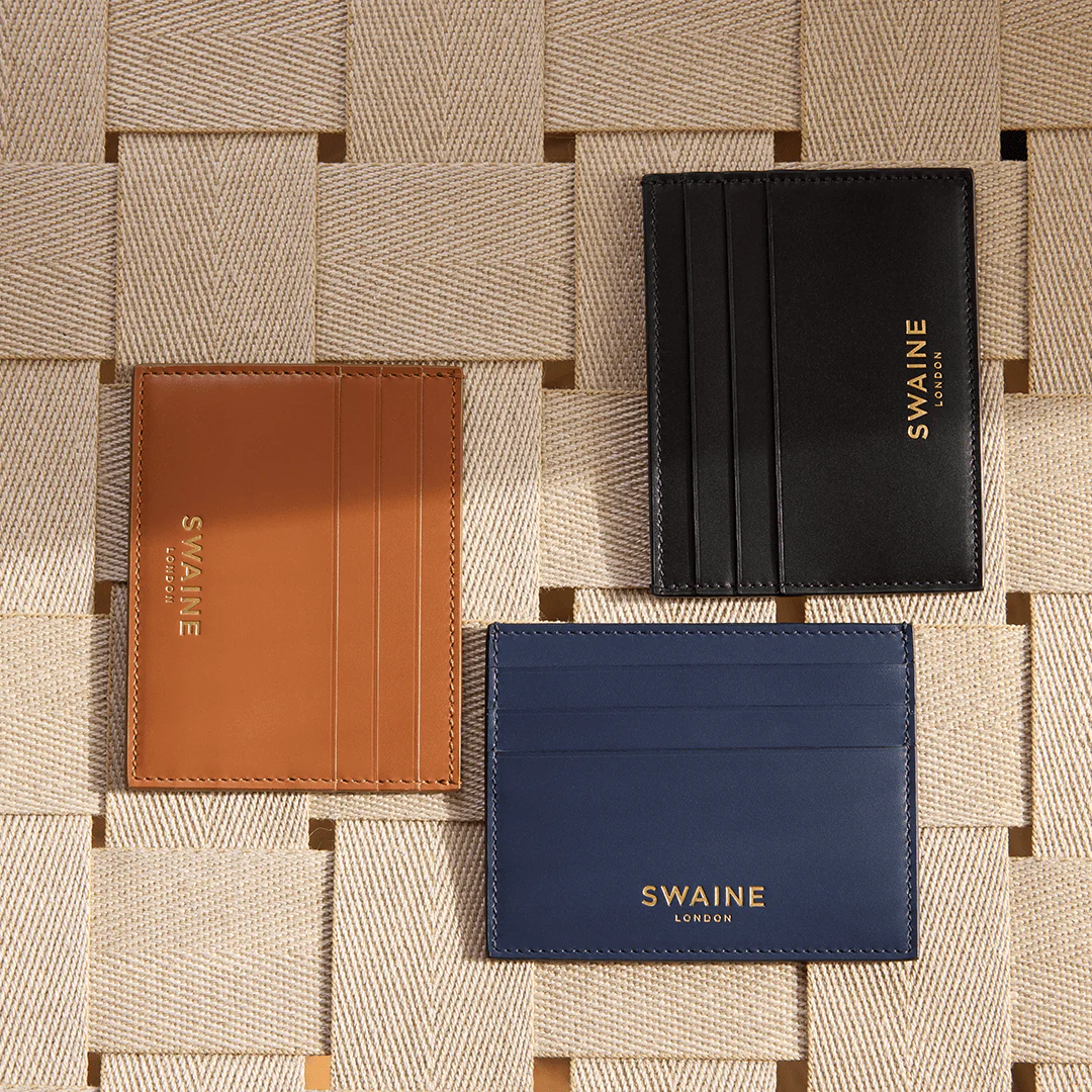 Swaine London Credit Card Holder – Navy