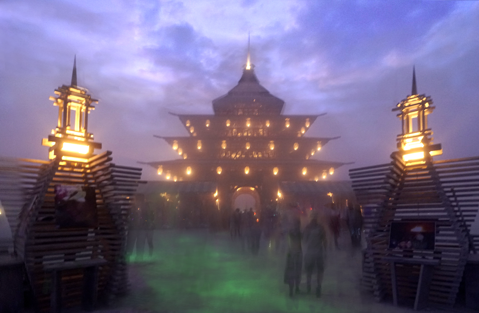 Burning Man: Temple in the Storm