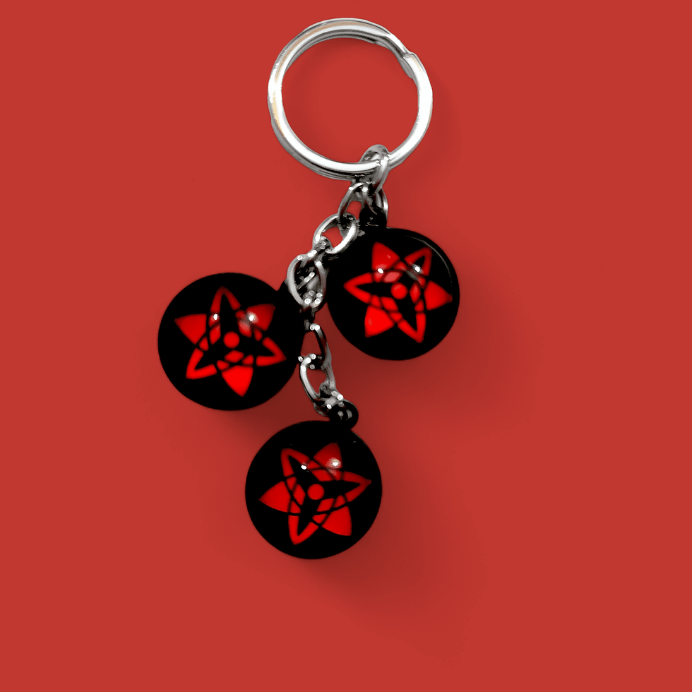 Thumbnail: Naruto Sharinghan Crystal Keychain