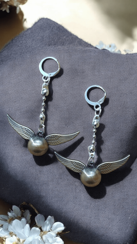 Harry Potter golden Ball Earrings | kpop...
