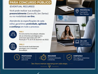Avaliação Psicológica (para Concurso Público)