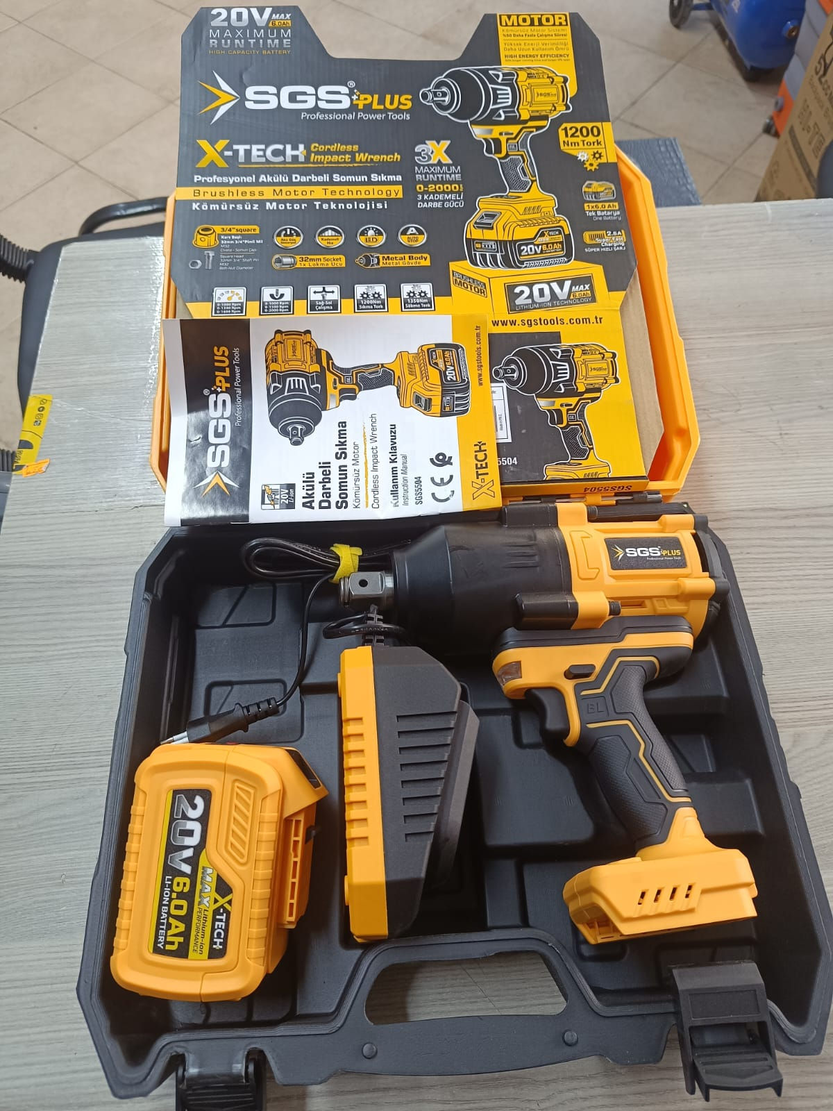 Şarjlı tork 1200 nifton sgs