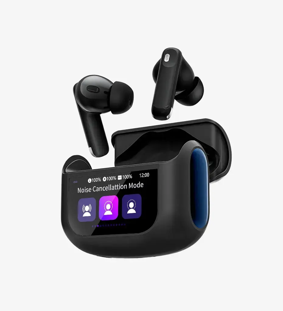 TW45 Premium Dokunmatik Led Ekranlı ANC TWS Bluetooth Kulaklık