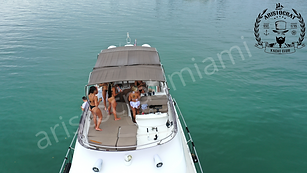 Bachelorette party on a yacht