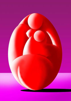 Femme-coco rouge rvb