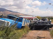 Խոշոր վթար՝ Արագածոտնում. բախվել են «ԶԻԼ»-ն ու «ՎԱԶ 2107»-ը, վիրավnր կա